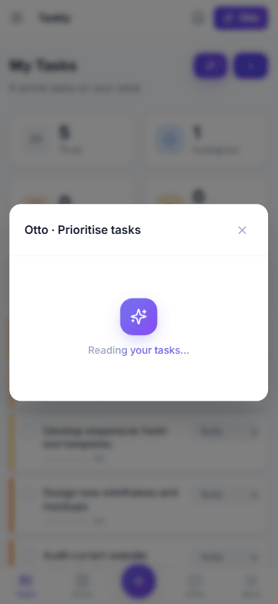 Otto triage on mobile